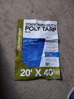 Tarp 20' x 40' blue