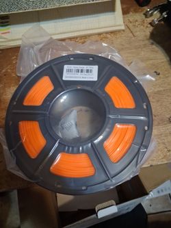 3d printer filament pla+ sunny orange