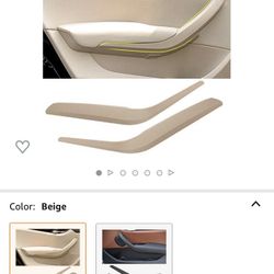 Jaronx for BMW X1 Door Handle Cover Replacements, Left Side +Right Side Inner Door Grab Handle Cover Door Armrest Bracket (Fits:BMW X1 E84 2008-2015) 