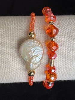 Crystal beaded bracelet