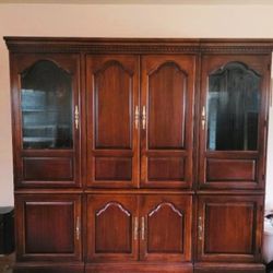 Solid Cherry Wood Bookcase/Storage