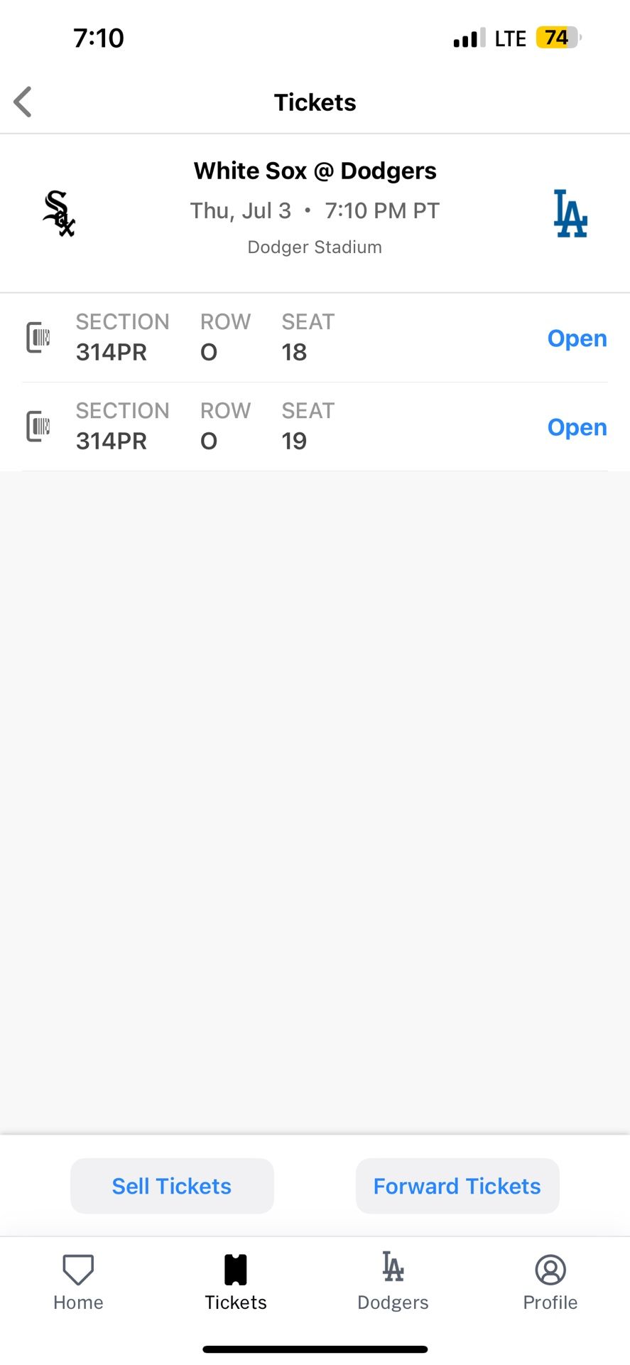 Dodgers Tickets