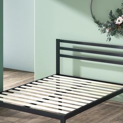 Queen  Black Metal Bed Frame