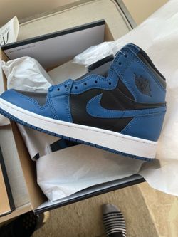 NEW!! AUTHENTIC JORDAN 1 HIGH DARK MARINA BLUE