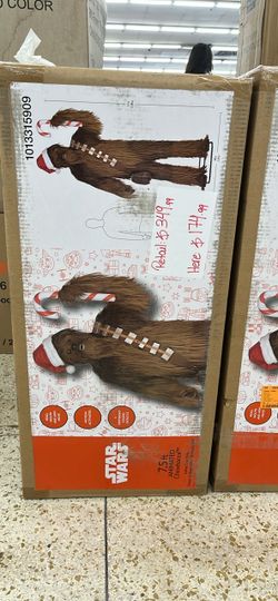 Star wars 7.5ft animated chewbacca