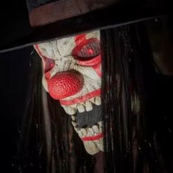 Halloween 7ft Animated Teary The Clown 