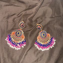 Big earrings