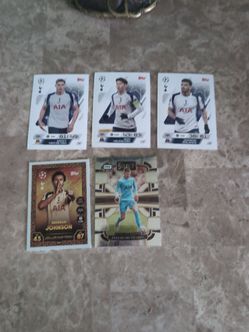 Tottenham Hotspur Trading Cards Lot of 5