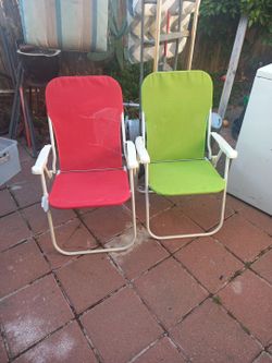 Beach Chairs  In Good Condition 