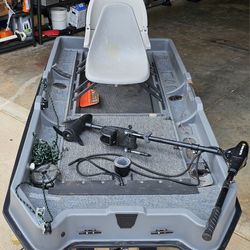 8.5 Ft Sportsman 2 Seater Fishing Boat with Trolling Motor & Battery