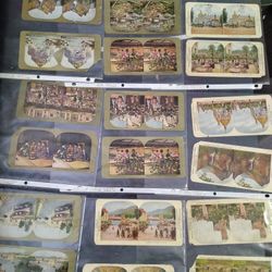 Antique Cardboard Slide Collection Japan And Germany 