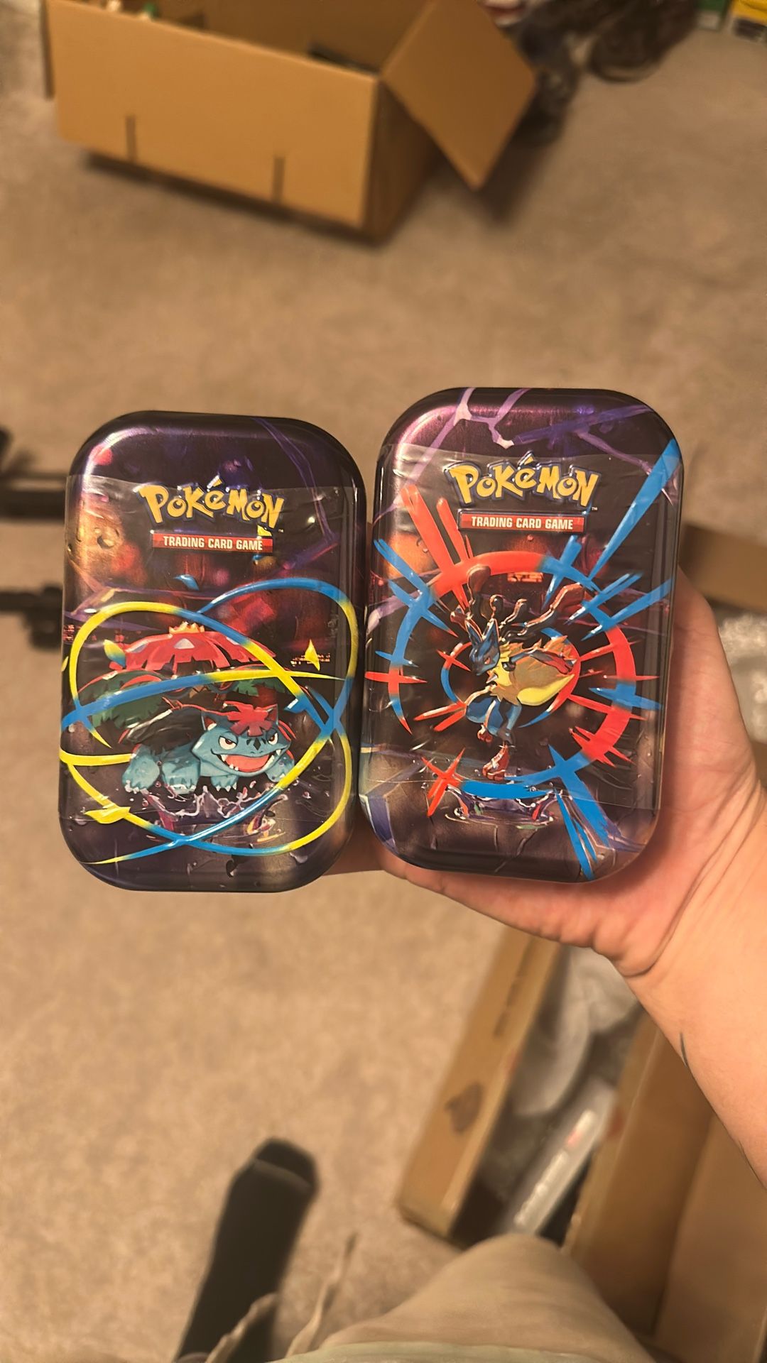 Mega evolution Mini Tins