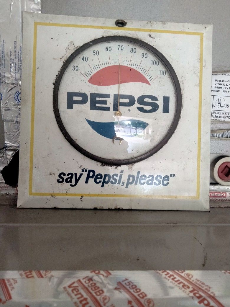 1950s Pepsi Thermometer 