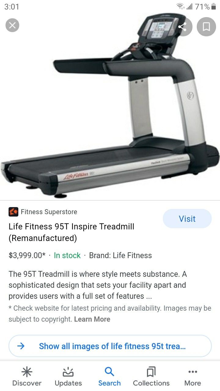 Life fitness treadmill