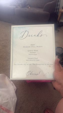 Bar Menu