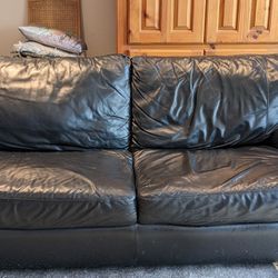 Leather Couch-Free
