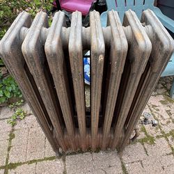 Antique J.B. Clow & Sons Gas Steam Radiator (Early Unvented Type)
