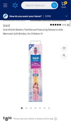 Oral-B electric toothbrush, Ariel, new