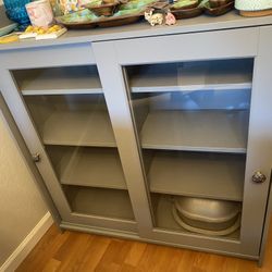 Ikea Houga glass cabinet