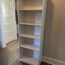 White Shelving Unit 