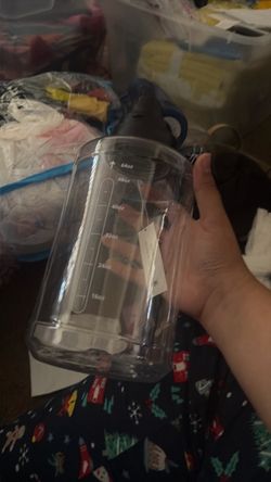 64oz Large Water Bottle with Straw