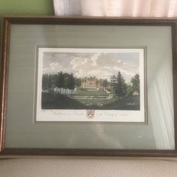 18th Century Roberto Godfrey Hand Colored Engraving Of Kent England