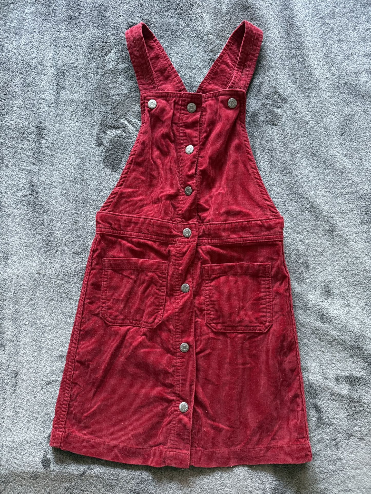 Girls Corduroy overall dress size 7/8