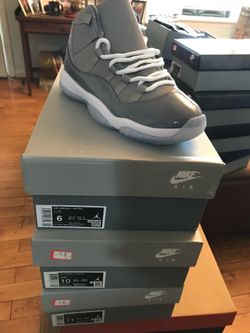 Jordan cool grey  Men’s  size 6,9