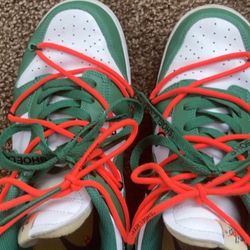 Nike dunk Off white Green 