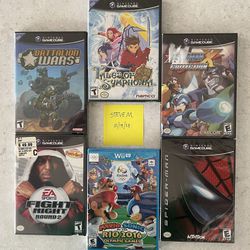 FS: Sealed Nintendo GameCube and Wii U Games (minty)