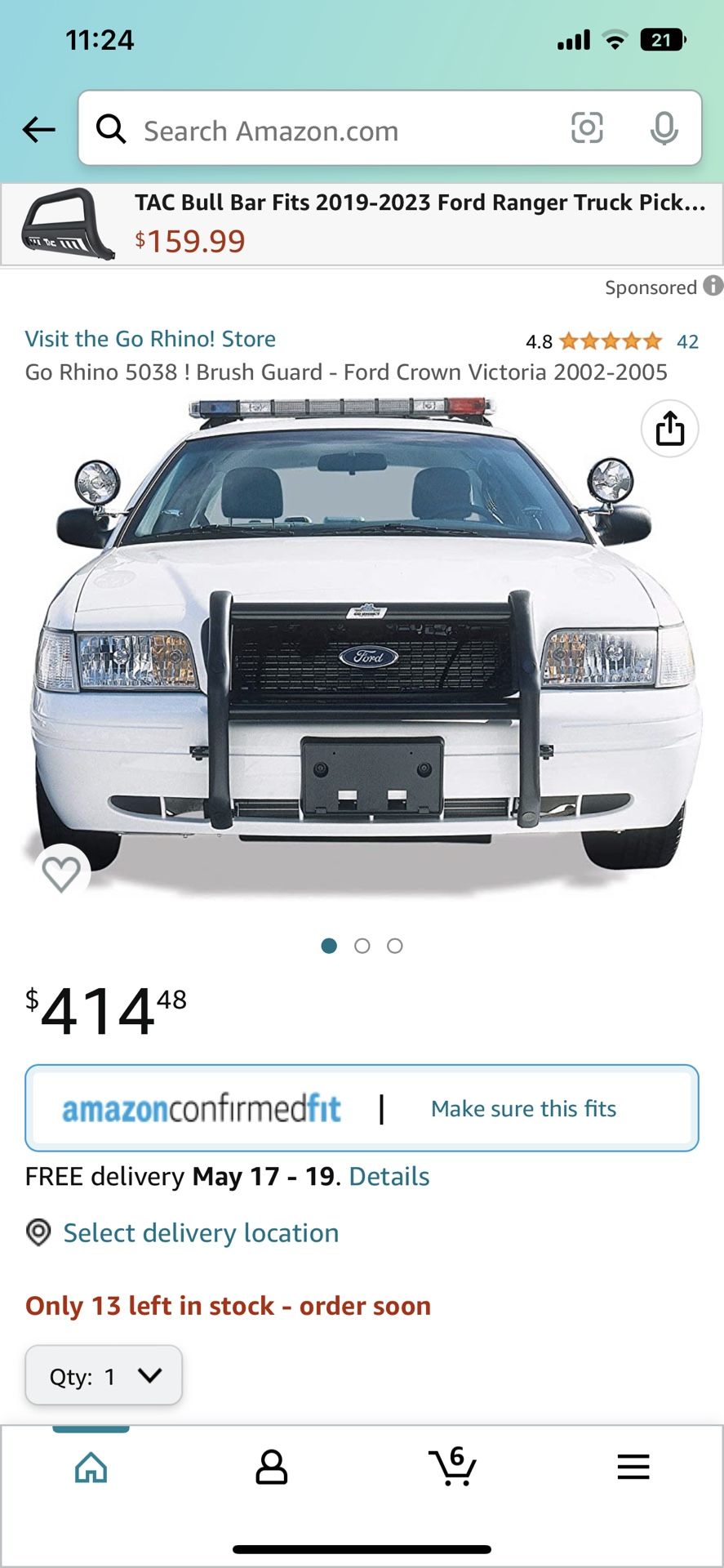 Crown Vic Go Rhino Push Bumper for Sale in San Antonio, TX OfferUp