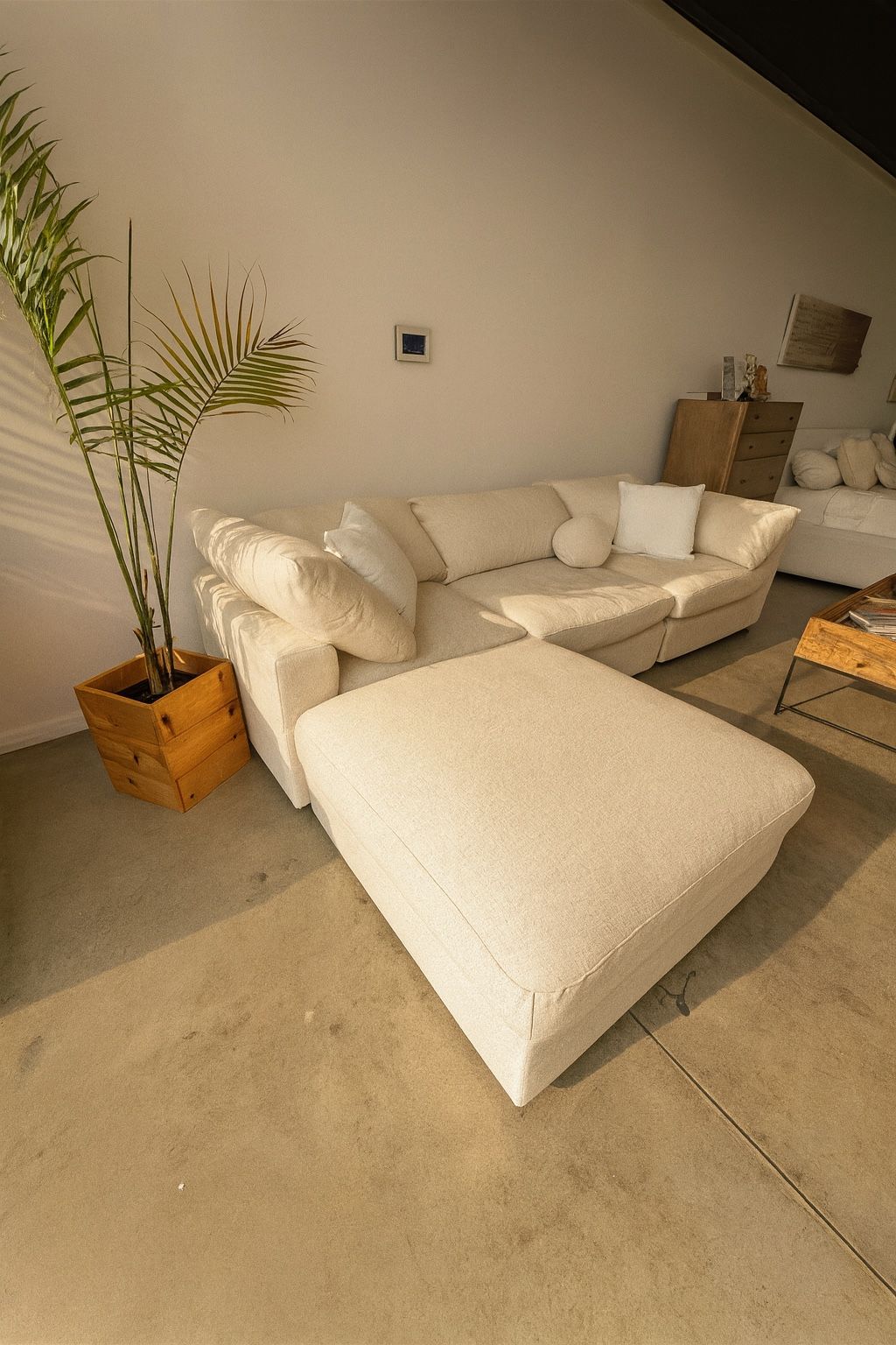 ☁️ Modern Cloud Modular Sofa Chaise Sectional Couch With Reversible Ottoman — FREE Delivery 