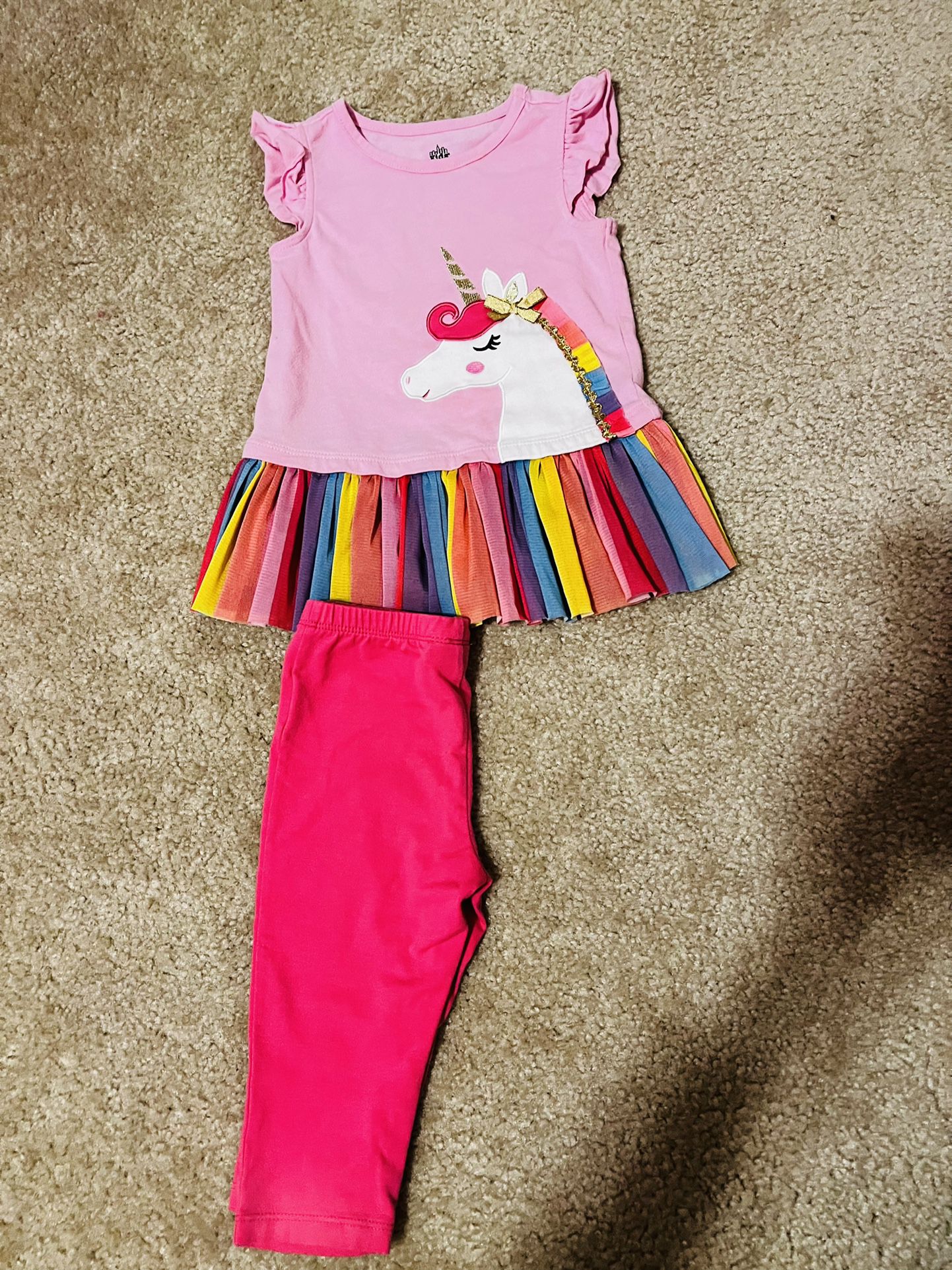 Toddler girl unicorn Outfits/ dress - 2 Year Old