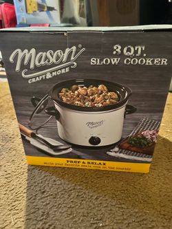Mason CRAFT&MORE 3QT. SLOW COOKER