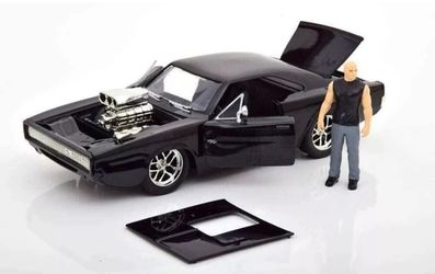 Car Dodge Charger Rt Fast And Furious 7 Choose 1/24 With Figurine Dom Toretto