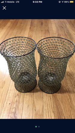 WILLIAM SONOMA Elegant Beads Candle Holder 