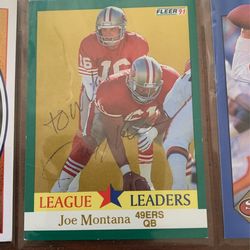 Original 49ers Football Cards / Signed