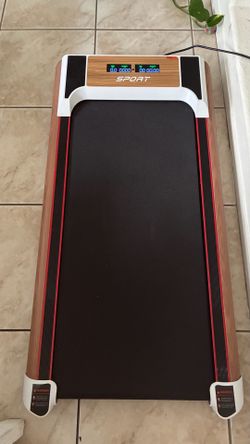 FUNRAY Under-Desk Walking Pad with Incline & Wheels – Like New