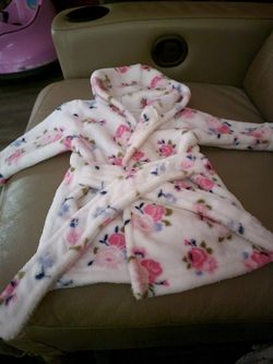 Girl Baby Bath Robe Up To 9 Mos