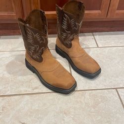 ARIAT STEEL TOE Work Boots. size 10EE.