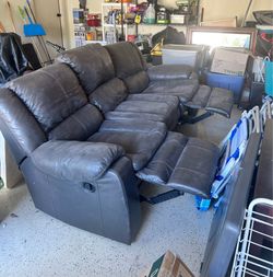 Recliner Gray Color Couch