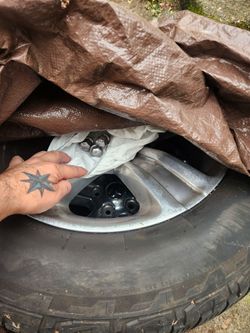 All 4 original dodge ram rims with good tires mounted and ready for pickup.