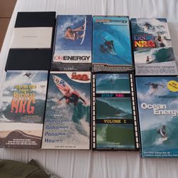 Vintage Surfing Vhs Tapes Lot Of 8
