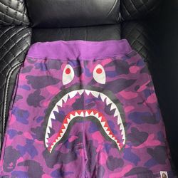 Purple Bape Shorts 