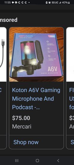 Brand New A 6 V Gaming Microphone