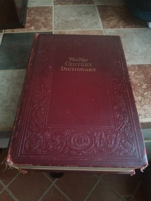 1927   New  Century  Dictionary