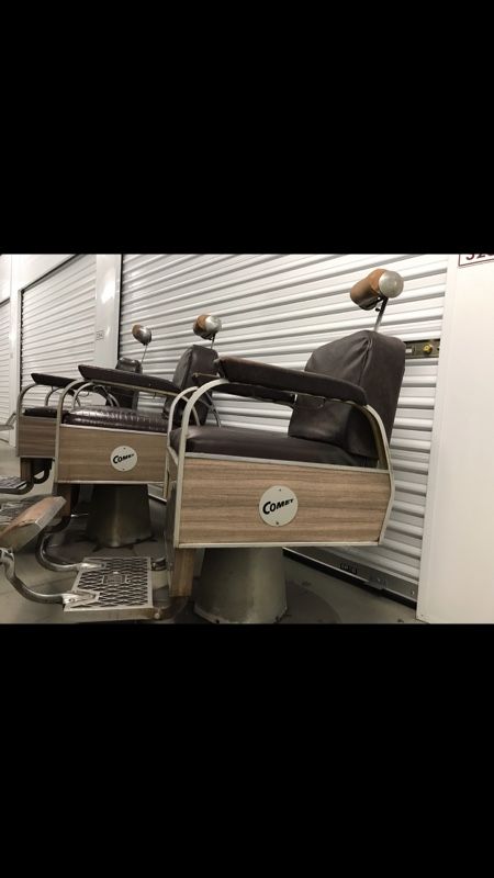 1960’s koken comets barber chairs