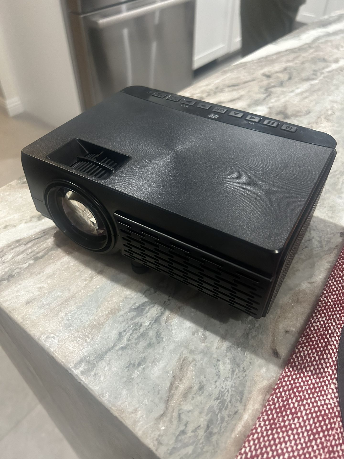 Projector And Screen (Free Mounting Kit And HDMI Cable)
