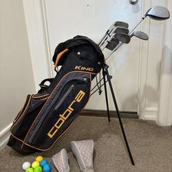 junior Golf clubs and bag