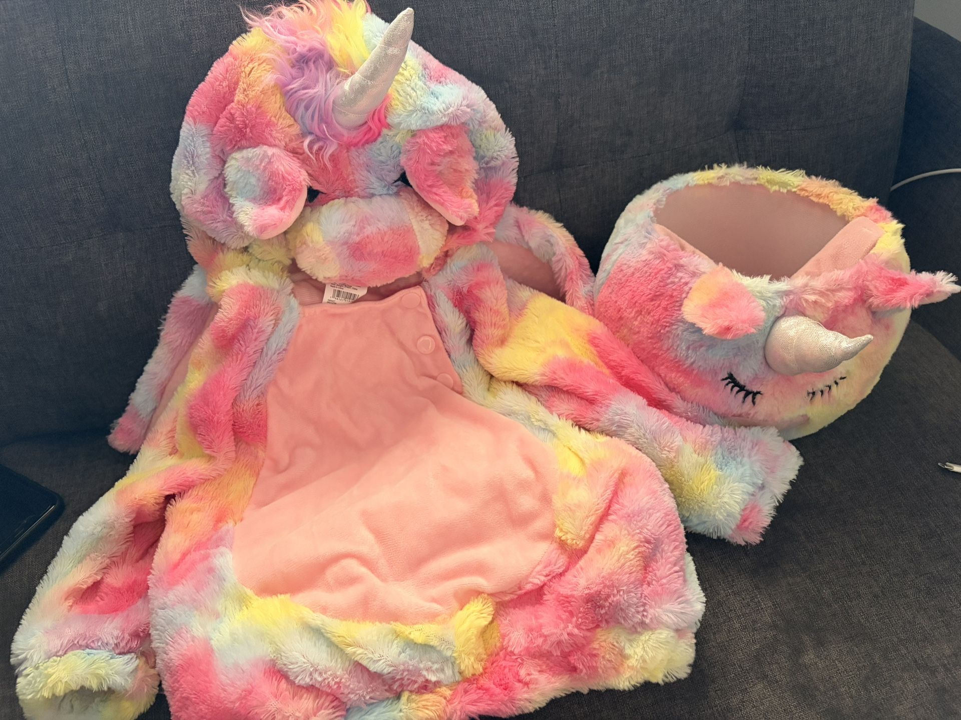 Baby Unicorn Costume With Basket